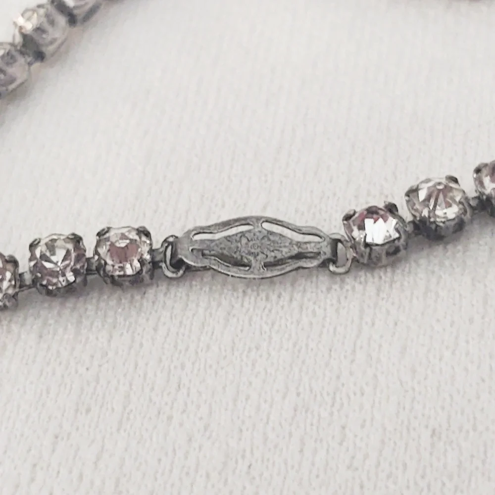 Vintage Sterling Silver Tennis Bracelet